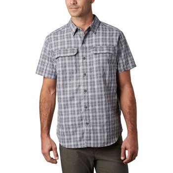 Columbia Silver Ridge 2.0 Multi Plaid Short Sleeve, Camisa Negros Para Hombre | 912845-SYJ